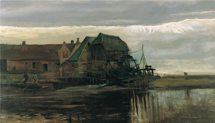 Water Mill At Gennep 1884 Vincent Willem Van Gogh Oil Painting